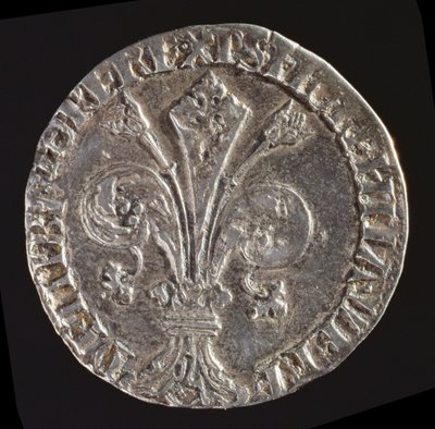 Obverse of a Large Guelf with a Fleur de Lys, Minted 1376 by Barduccio di Chierichino